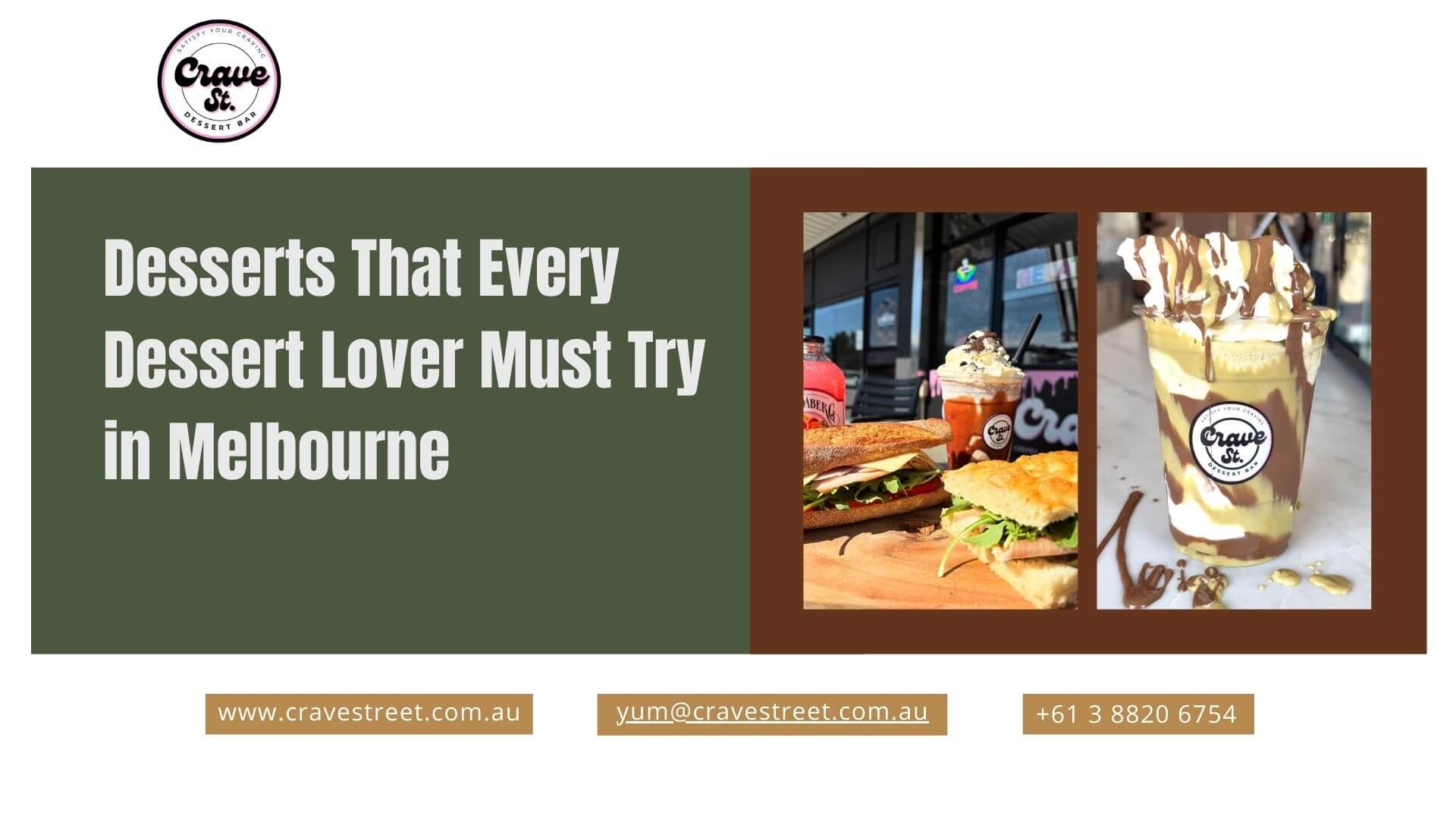 Top 10 Desserts That Every Dessert Lover Must Try in Melbourne